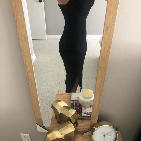 Wildflower Black knit midi dress NWT - Picture 6 of 9